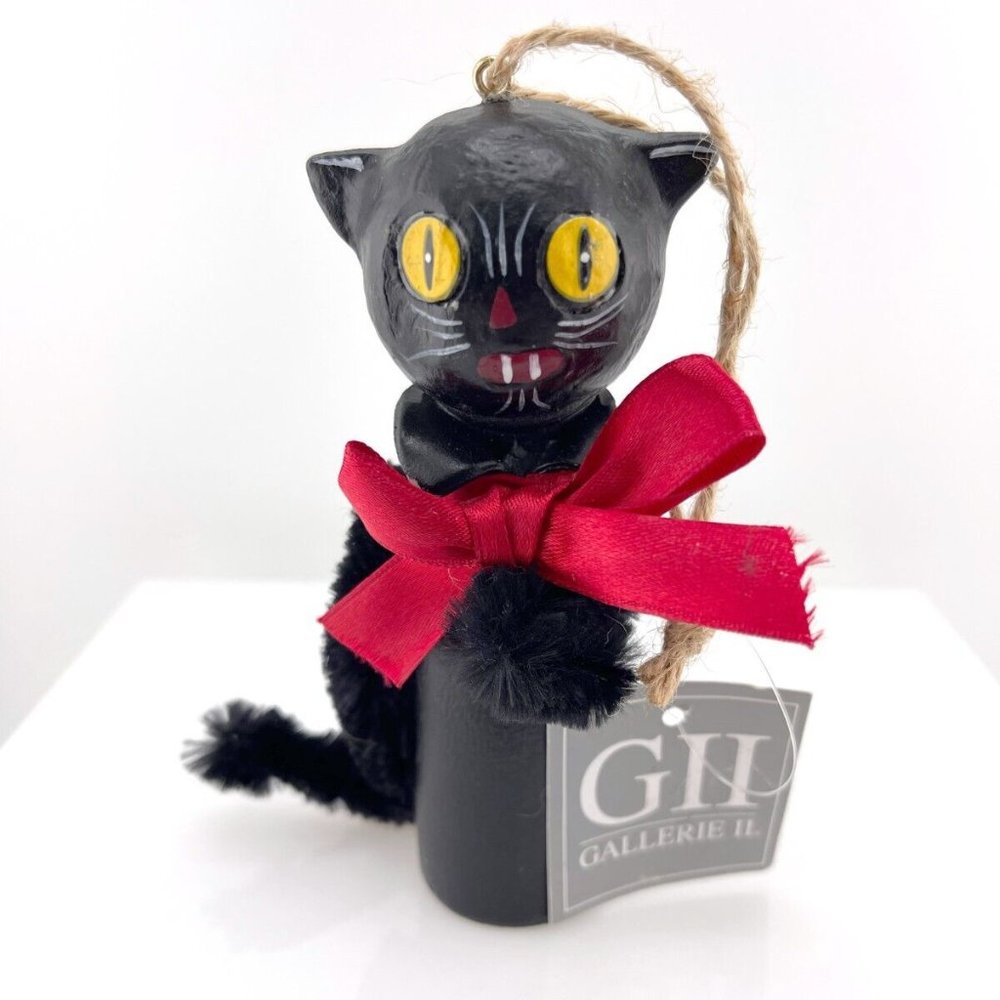 Gallerie II Hanging "Cat" Halloween Figurine Ornament